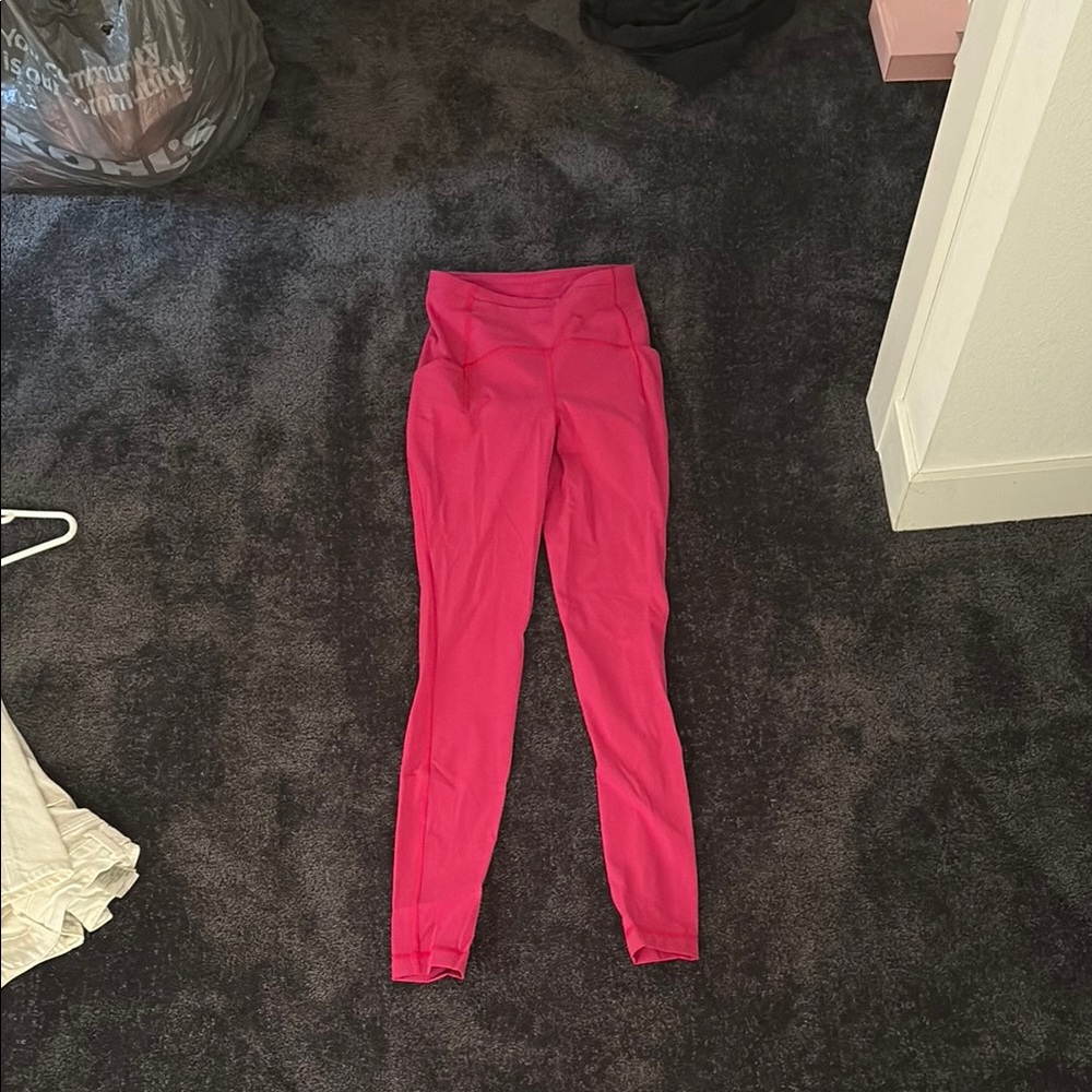 Vibrant Lululemon Pink Leggings